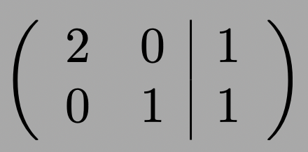 correctly rendered expression