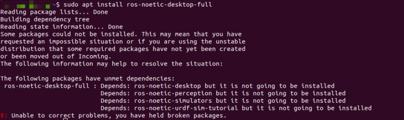 Installation Failed To Install Noetic On Windows Robotics Stack Exchange - Best Light Designs in Mobile