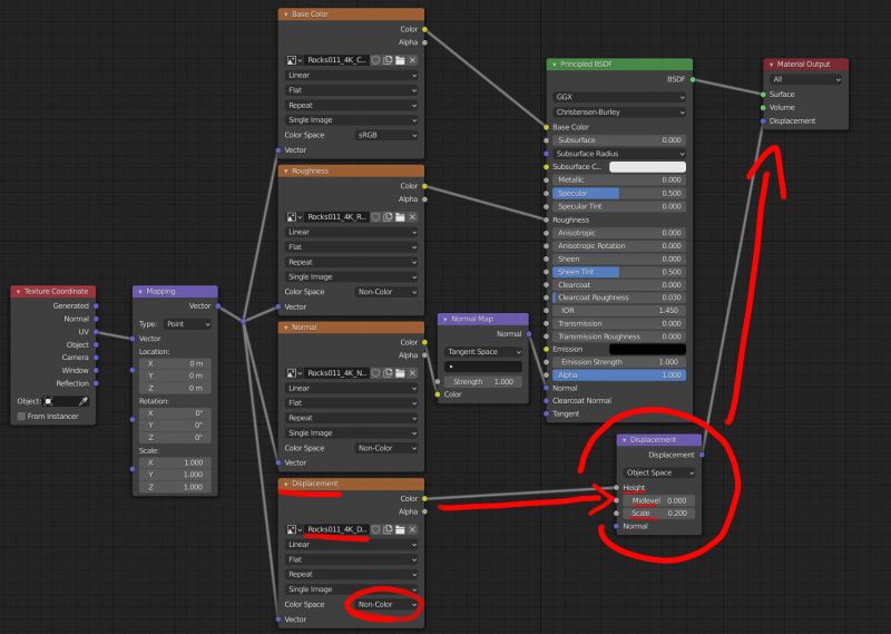 Texturing Displacement Glitches Blender Stack Exchange - Light Art Collection - Mobile Quality