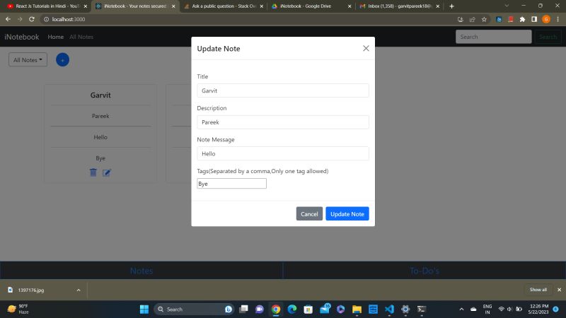 Node Js How Can I Add Hidden Notes Functionality In An Notes App Made - Download Professional Landscape Texture | HD