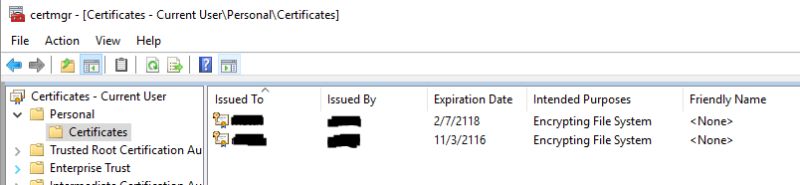 Certificate Windows 10 Not Using Imported Cert To Decrypt Efs Files - Download Amazing Space Photo | HD