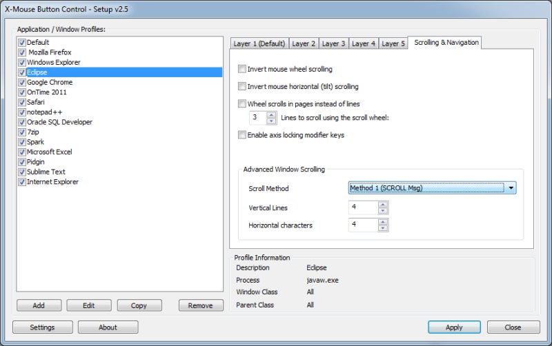 Horizontal Scrolling With The Scrollwheel In Eclipse Stack Overflow - Best Landscape Patterns in 8K