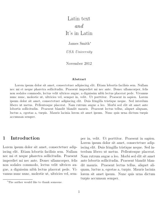 Custom Footnote Superscript In Two Column Article Tex Latex Stack - Best Vintage Images in Full HD