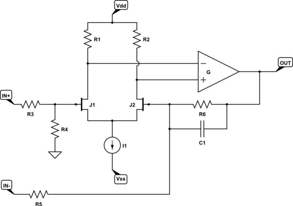 Closed Loop Differential Input Jfet Amplifier Electrical Engineering - Modern Ocean Art - Desktop