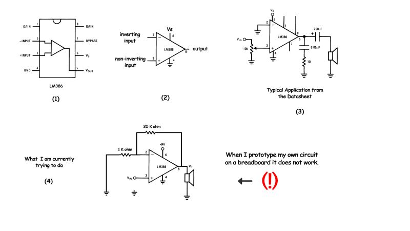 Test Defect Audio Amplifier Lm386 Electrical Engineering Stack Exchange - Stunning Dark Background - HD