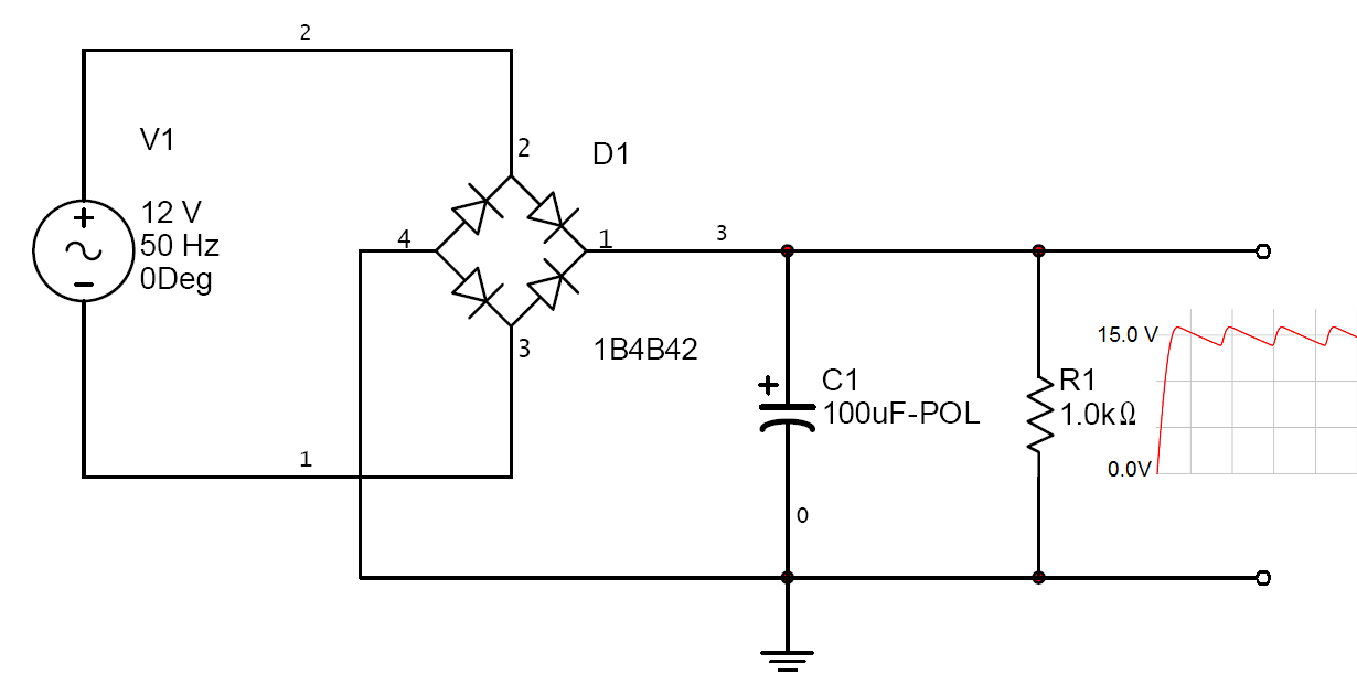 In a full wave rectifier circuit two diodes are now used,. power supply - What is used to reduce to 220v AC voltage to lower