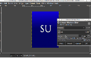 blur motion gimp text effect gaussian around linear layer apply value same above filters