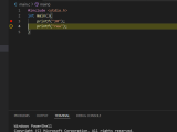 C The Output In Vs Code Doesn T Appear In Terminal Stack Overflow