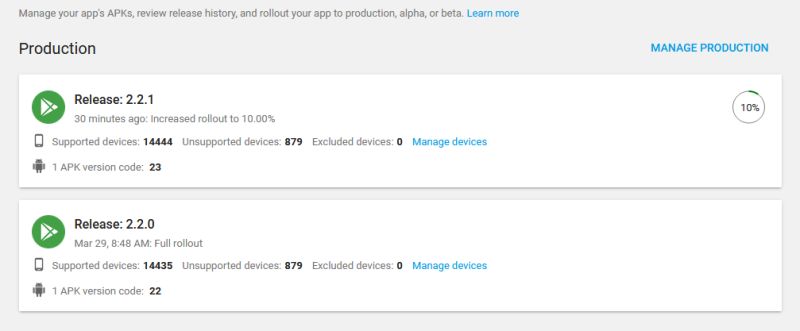 Android How To Upload New Version On Console And Deactivate All Previous Versions Stack - Premium Nature Illustration Gallery - Desktop