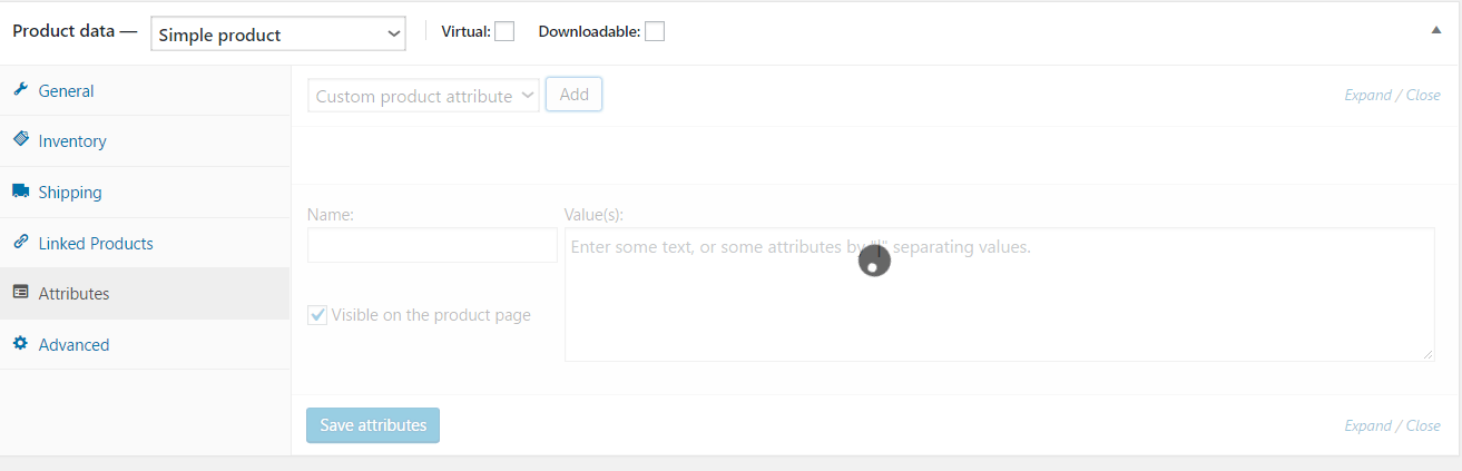 Can you help me find where i . Wordpress not loading Woocommerce attributes section in product - Stack Overflow