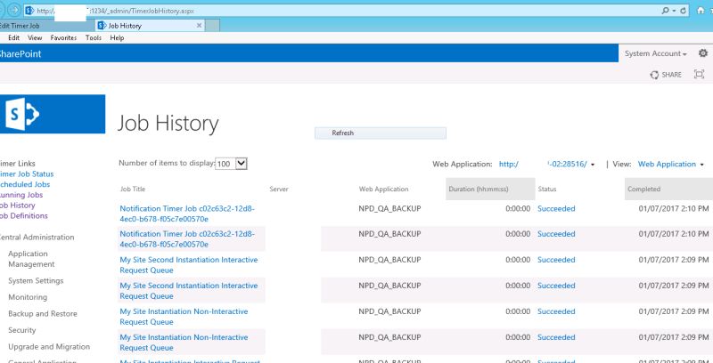 My Sharepoint Server 2013 Is Not Running Any Of The Timer Jobs Sharepoint Stack Exchange - Incredible Retina Abstract Photos | Free Download