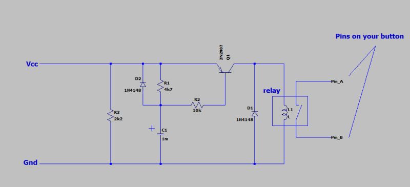 Help Bypassing Push Button Switch On Power Inverter R Askelectronics - 8K Vintage Backgrounds for Desktop