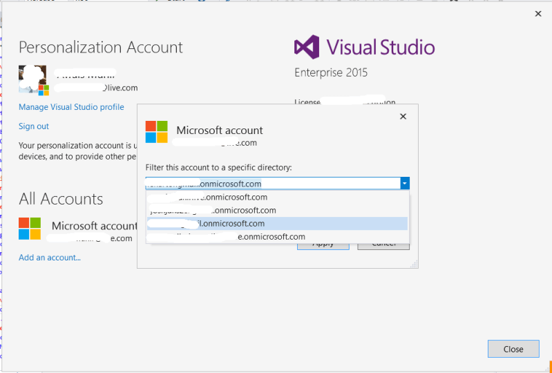 Setup Deployment Visual Studio Not Finding My Azure Subscriptions - Retina Light Wallpapers for Desktop