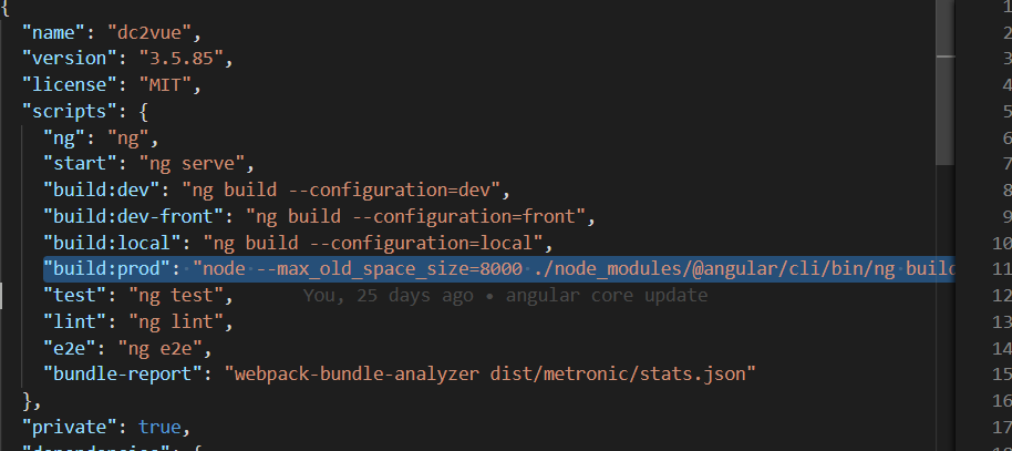 Closed melvinmallari mentioned this issue aug 19, 2019. node.js - Angular build causing an error.- FATAL ERROR: Ineffective mark-compacts near heap