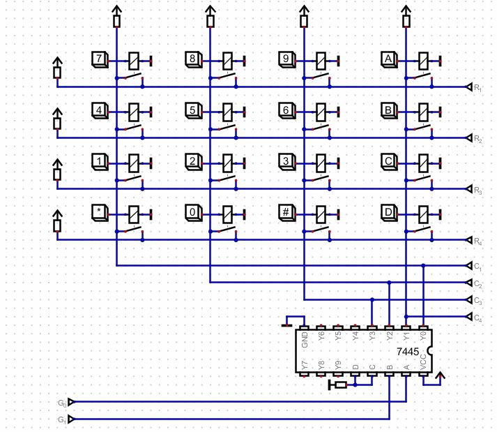 Rigid 4x4 Keypad Decoder Voltage Drop Electrical Engineering Stack Exchange - Premium Geometric Photo Gallery - HD