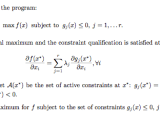 Linear Programming Inequality Constrained Optimization Problem