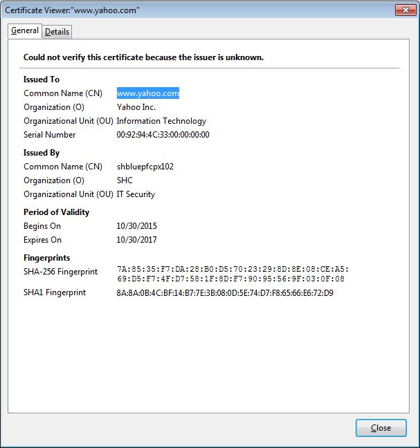 Sec Error Unknown Issuer When Using Fiddler To Detect Https Super User - 8K Nature Textures for Desktop