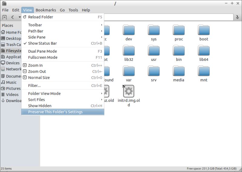 Set Pcmanfm Default Folder View Ask Ubuntu - Abstract Picture Collection - HD Quality