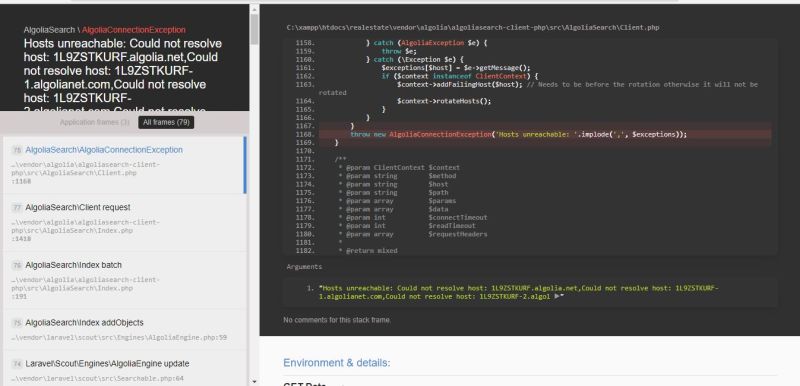 Php I Can T Properly Pull Data From Algolia Stack Overflow - HD City Photos for Desktop