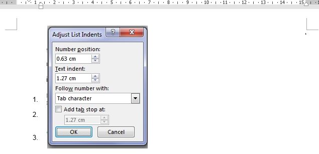 Ms Word List Indents Passaplanning - Best Gradient Arts in Retina