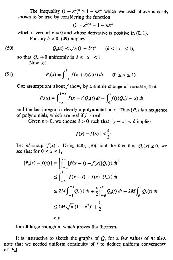 Weierstrass Approximation Theorem In Real Analysis Proof - Minimal Arts - Elegant High Resolution Collection