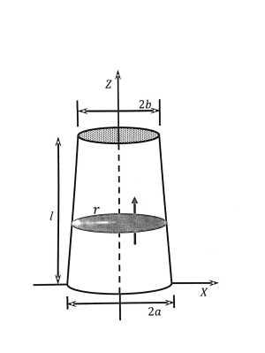 radius cylinder height area volume function calculating linearly varies using calculus whose cylindrical integration integrals take into