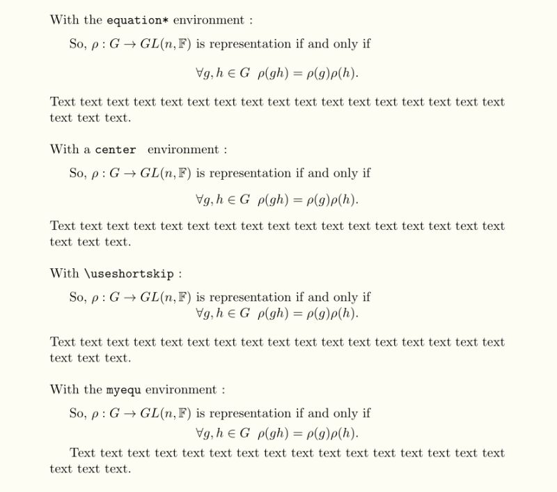 Etoolbox Problem Changing Spacing For Equation Environment Tex - High Resolution Landscape Pictures for Desktop