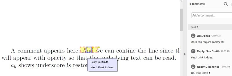 Adding Reply To Annotation Using Pdfcomment Tex Latex Stack Exchange - Download Perfect Space Picture | 4K