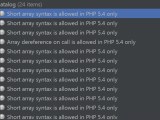 Php Automatically Convert Short Array Syntax To Long Traditional In
