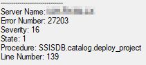 Ms Sql Server 2016 Ssis Failed To Deploy Project Error 27203 - Desktop Vintage Images for Desktop