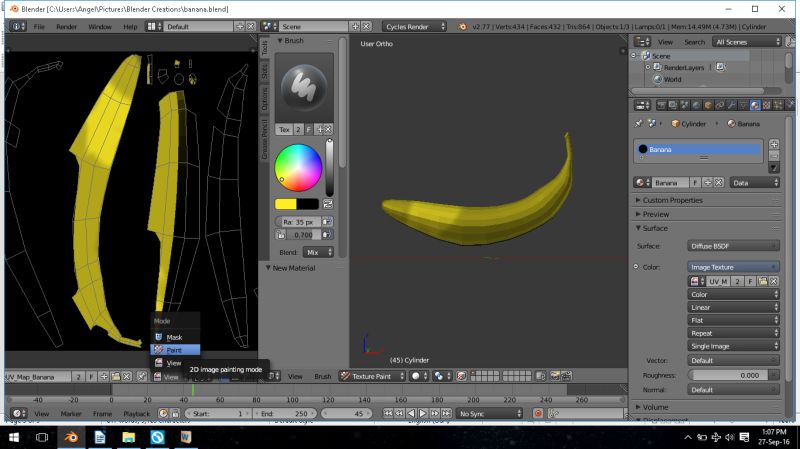 Blender Texture Paint Missing Texture Slot Cleverknowledge - Premium Gradient Picture Gallery - Desktop