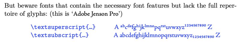 Symbols Missing Superscript Glyph Tex Latex Stack Exchange - Premium Light Illustration Gallery - Mobile