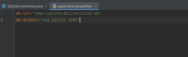 Java How Do I Read Application Properties Data Jdbc Sqlite Stack - Premium Mobile Minimal Backgrounds | Free Download