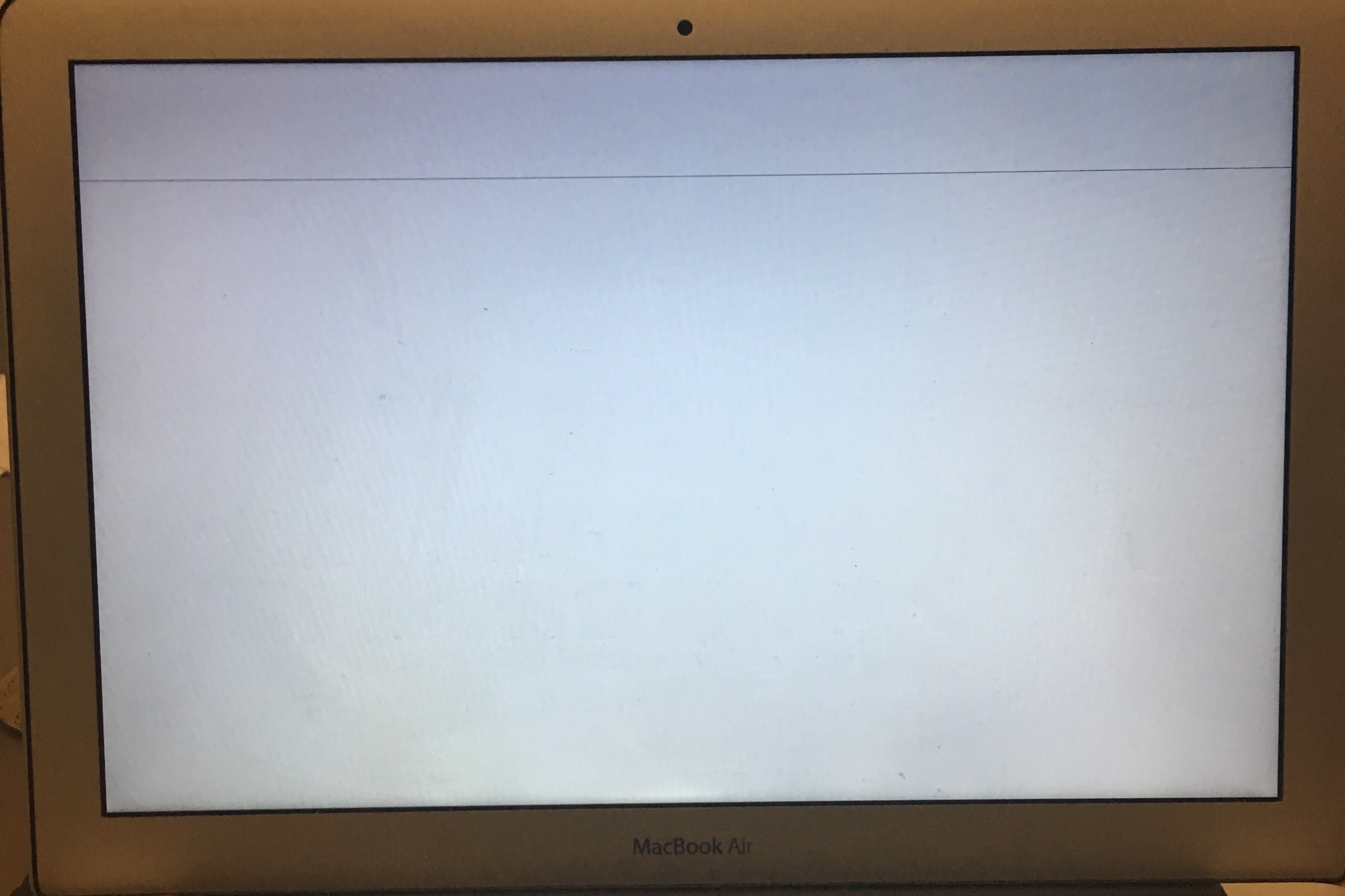 Use the music center for pc software, which is the successor to media go. mac - 2010 MacBook Air Black Horizontal Line Across the