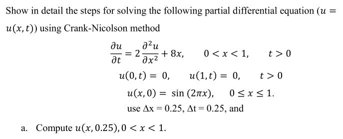 Crank Nicholson Method Pdf Partial Differential Equation - Premium Gradient Illustration - HD