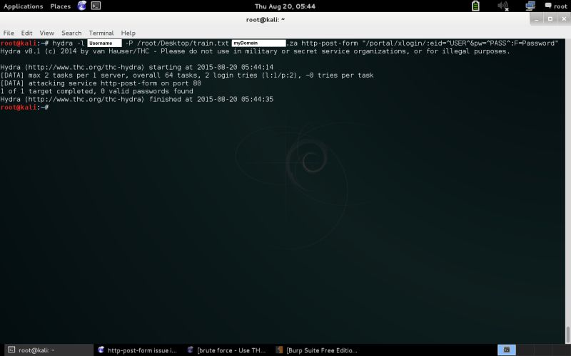 Hydra Http Post Brute Force For Success Information Security Stack - Minimal Textures - Professional 8K Collection