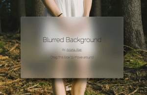 Css Blur Background Image Not Text