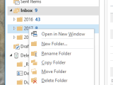 Microsoft Outlook Move Folder Disabled For Some Subfolders In My