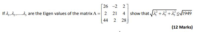 Linear Algebra Eigenvalues Of The Given Matrix Mathematics Stack Exchange - Best Dark Pictures in HD