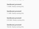 Java App Memory Usage Shows Multiple Instances Of Sandboxed Process0