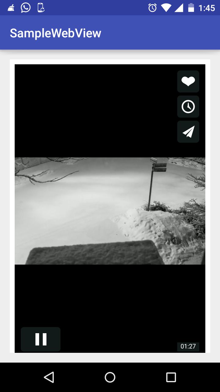 Center Video Play Button Bar Under Videoview Android Stack Overflow - Stunning Ocean Art - Mobile