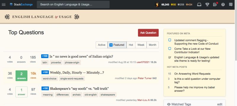 English Language Usage S Updated Site Theme Is Ready For Testing English Language Usage - 4K Light Textures for Desktop