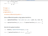 Differential Equations Solving Laplace Transform Ivp Mathematica
