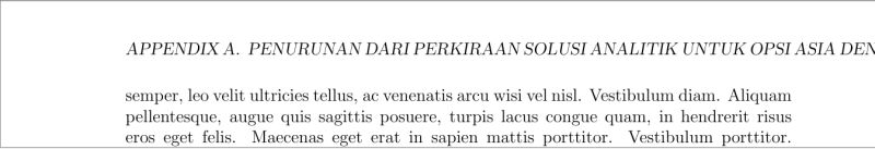 Margins Fix Appendix Formatting Tex Latex Stack Exchange - Minimal Pattern Collection - Desktop Quality