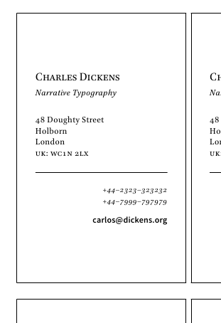 Is There A Good Document Template For Making Business Cards Tex Latex Stack Exchange