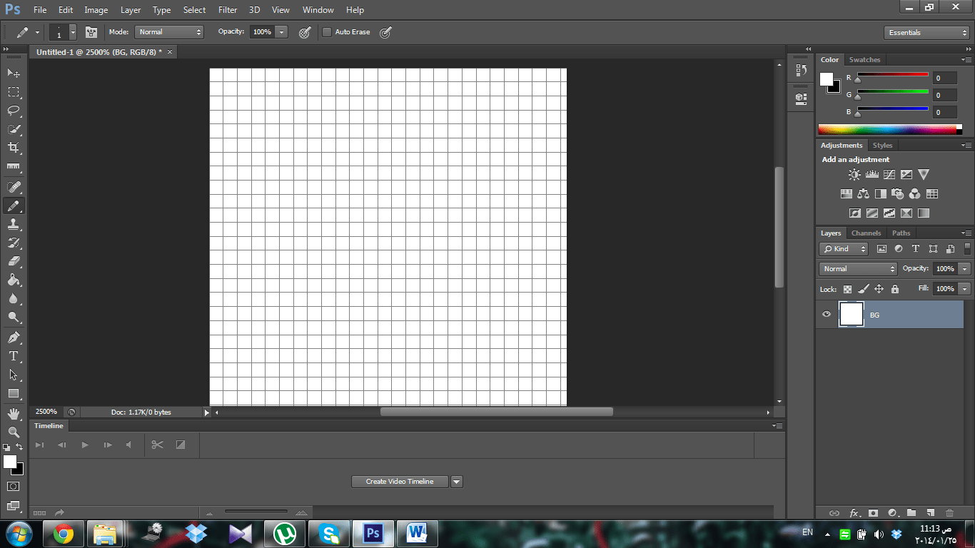 Add a layer mask to hide the background. adobe photoshop - Why is my grid not aligning properly