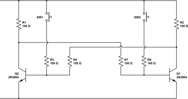 Transistor Latching Circuit Electrical Engineering Stack Exchange - Download Artistic Light Image | Desktop