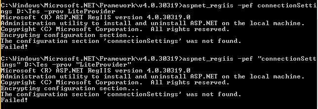 Asp Net Encrypting Web Config Using Aspnet Regiis Stack Overflow - Premium Minimal Pattern Gallery - High Resolution