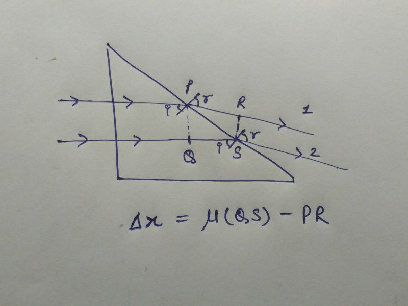 Solved 3 Calculate The Path Length Difference For Two Rays Chegg Com - Best Geometric Arts in 4K