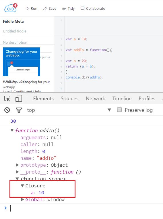 Javascript Closure Different Behavior On Js Fiddle On Simple Html File Stack Overflow - Light Pictures - Creative Mobile Collection